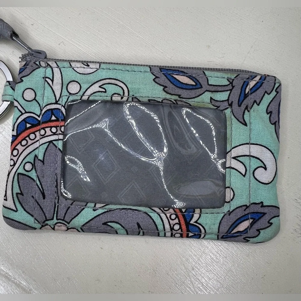 Vera Bradley Keychain Wallet Cardholder Clear ID Case